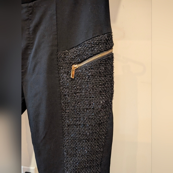 NU Denmark Black stretchy trousers with sparkly embellishments (XXL) - Picture 2 of 10